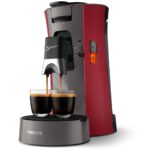 Philips Senseo Select Koffiepadmachine – Rood/Grijs