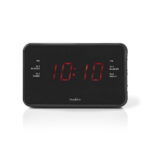 Nedis Digitale Wekkerradio – Display LED 0,9″, FM, 20 Zenders