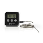 Nedis Vleesthermometer – Digitaal Display, Timer, 0-250°C