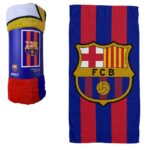 Overige Merken Fc Barcelona Badlaken – 100X180 Cm – Blauw/Rood