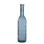 Rioja Fles Vaas – H75 x Ø18 cm – Gerecycled Glas – Lichtblauw