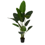 Kunstplant Bananenboom in Pot – H180 x Ø30 cm – Groen