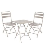 Evita Bistroset – Set van 3 – Metaal – Bruin