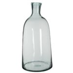 Florine Fles Vaas – H58 x Ø26 cm – Gerecycled Glas – Transparant