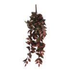 Tradescantia Kunst Hangplant – L15 x B20 x H54 cm – Bordeaux