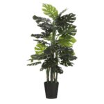 Monstera Kunstplant – H140 x Ø80 cm – Groen