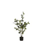 Eucalyptus Kunstplant in Bloempot – H120 x Ø55 cm – Groen