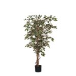 Ficus Kunstplant – H150 x Ø75 cm – Groen Bont