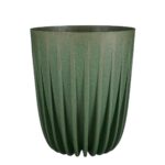 Lungo Bloempot – H36 x Ø30 cm – Polypropyleen – FSC Mix – Groen