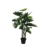 Philodendron Kunstplant in pot- H100 x Ø70 cm – Groen