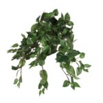 Scindapsus Kunst Hangplant in Bloempot Stan – H45 x Ø25 cm – Groen