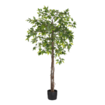 Ficus Kunstplant in Bloempot – H150 x Ø50 cm – Groen 