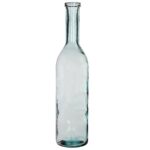 Rioja Fles Vaas – H100 x Ø21 cm – Gerecycled Glas – Transparant