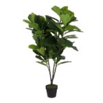 Ficus Lyrata Kunstplant – H150 x Ø80 cm – Groen