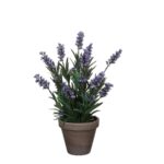 Lavendel Kunstplant in Bloempot Stan – H33 x Ø20 cm – Blauw