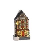 LuVille Kerstdorp Miniatuur Duitse Bar – L11 x B9 x H19 cm