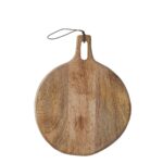 Duko Serveerplank – Ø28 cm – 100% FSC Mangohout – Bruin