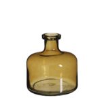 Regal Fles Vaas – H22 x Ø20 cm – Glas – Geel