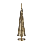 Cezar Decoratie Kerstboom – H55 x Ø13 cm – Aluminium – Goud