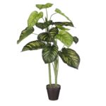 Caladium Kunstplant – H100 x Ø50 cm – Groen