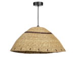 Joulz Hanglamp – H16 x Ø36 cm – Jute – Lichtbruin