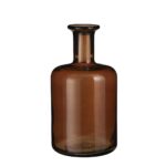 Regal Fles Vaas – H30 x Ø16 cm – Glas – Bruin