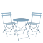 Laurence Bistroset – Set van 3 – Metaal – Lichtblauw