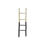 Decoratieve ladders Set van 2 – 45x4x150 – Naturel/Zwart – Teak