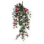 Petunia Kunst Hangplant – L15 x B20 x H80 cm – Fuchsia