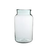 Vienne Vaas – H44 x Ø25 cm – Gerecycled Glas – Transparant