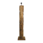 Ronde vloerlamp Nature (excl. kap) – teak