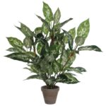 Dieffenbachia Kunstplant in Bloempot Stan – H70 x Ø55 cm – Groen