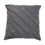 Cushion – 45×45 – lightGrey – Velvet/Cotton