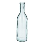 Rioja Fles Vaas – H50 x Ø15 cm – Gerecycled Glas – Transparant