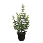 Eucalyptus Kunstplant in Bloempot – H53 x Ø23 cm – Groen