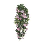 Petunia Kunst Hangplant – L15 x B20 x H80 cm – Roze