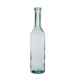 Rioja Fles Vaas – H75 x Ø18 cm – Gerecycled Glas – Transparant