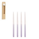 Dip-dye Dinerkaars – Set van 4 – H28 cm – Paars