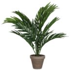 Areca Palm Kunstplant in Bloempot Stan – H45 x Ø60 cm – Groen