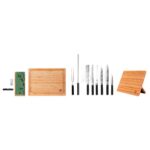 Kotai Messen- en keukenaccessoireset – Complete set Deluxe Edition (C): 6 messen + 5 accessoires