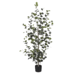 Eucalyptus Kunstplant in Bloempot – H150 x Ø30 cm – Groen 