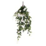 Petunia Kunst Hangplant – H80 x Ø20 cm – Crème