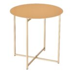 Mikki Bijzettafel – H40 x Ø40 cm – Metaal – Goud