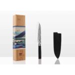 Kotai Santoku met bamboe Saya en bamboedoos – lemmet 180 mm