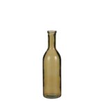 Rioja Fles Vaas – H50 x Ø15 cm – Gerecycled Glas – Oker