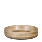 Tomar Schaal – H6 x Ø26 cm – 100% FSC Mangohout – Lichtbruin