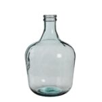 Diego Fles Vaas – H42 x Ø27 cm – Gerecycled Glas – Transparant