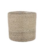 Atlantic Plantenmand – H20 x Ø20 cm – Jute – Crème