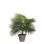 Palm Kunstplant in Bloempot Stan – H40 x Ø35 cm – Groen