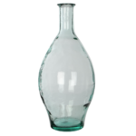 Kyara Fles Vaas – H60 x Ø28 cm – Gerecycled Glas – Transparant